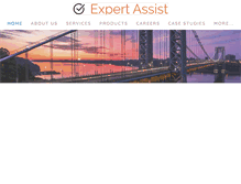 Tablet Screenshot of expertassist.com